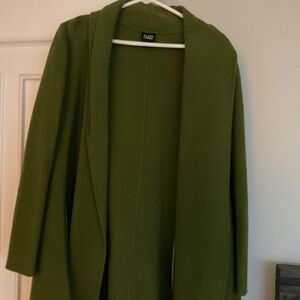 Eileen fisher wool blend open front coat size S